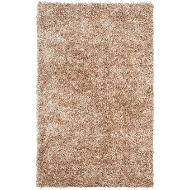 Callie Solid Colour Hand Woven Area Rug, Rectangle 152 x 244 cm