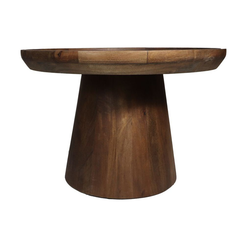 Copenhagan Solid Wood Coffee Table, Brown, 40cm H x 60cm L x 60cm W