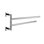 Zurich Double Towel Bar - Wall Mount - 17" Brass/Polished Chrome