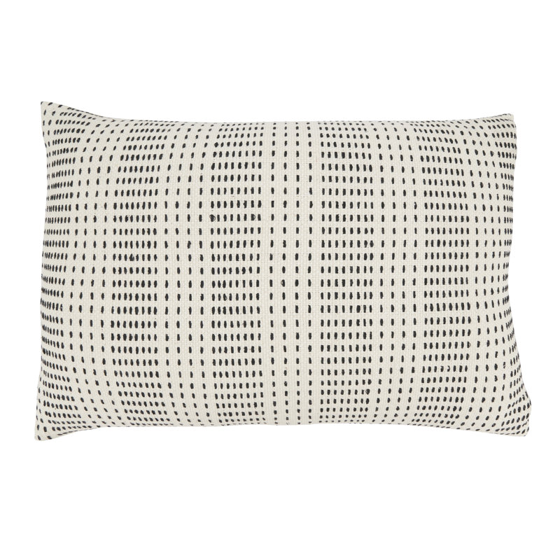 Maliyah Collection Striped Cotton Throw Pillow, Polyester