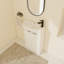 Meuble-lavabo sur pied simple 23 po avec comptoir en céramique-241603016