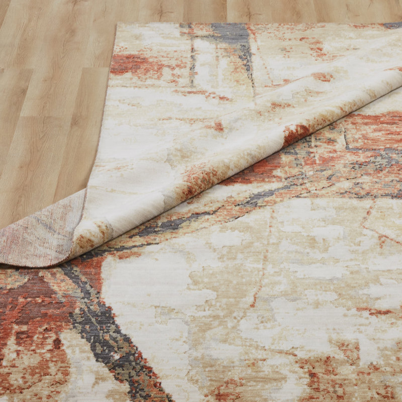 Bergren Wool Abstract Area Rug, Runner 2'6" x 10'