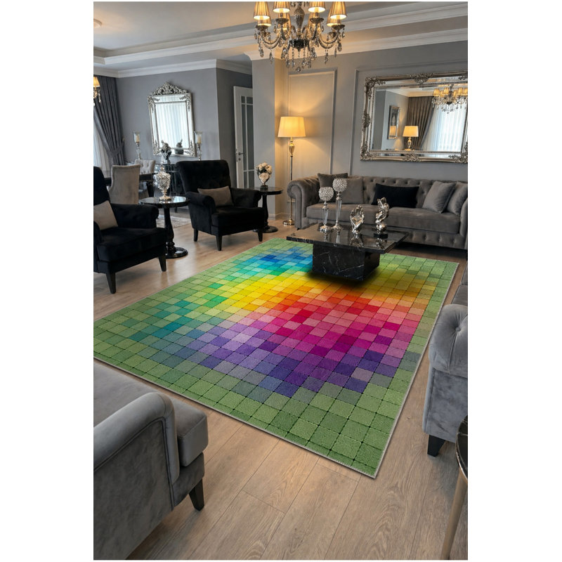 Tapis tissé à la crème Mosso, 4'11" x 9'10"