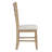 Dining Room Table and Chairs with Bench, Rustic Wood Dining Set, Set of 6-1868835050-1868835045