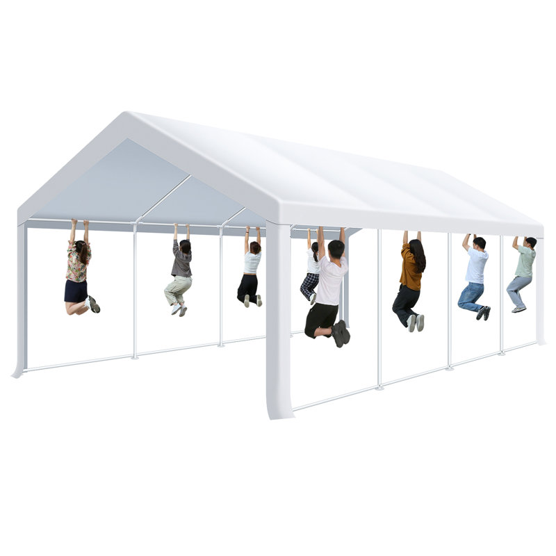 13 × 26 FT Heavy Duty Party Tent,  Wedding Tent with Removable Sidewalls