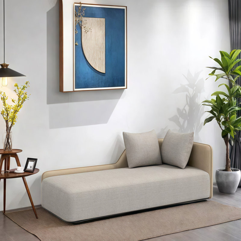Méridienne simple et confortable, Orienté à droite