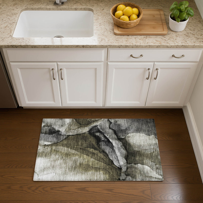 Premium Machine Washable Lonon AMF1937 Abstract Rug, Rectangle 1'8" x 2'6"