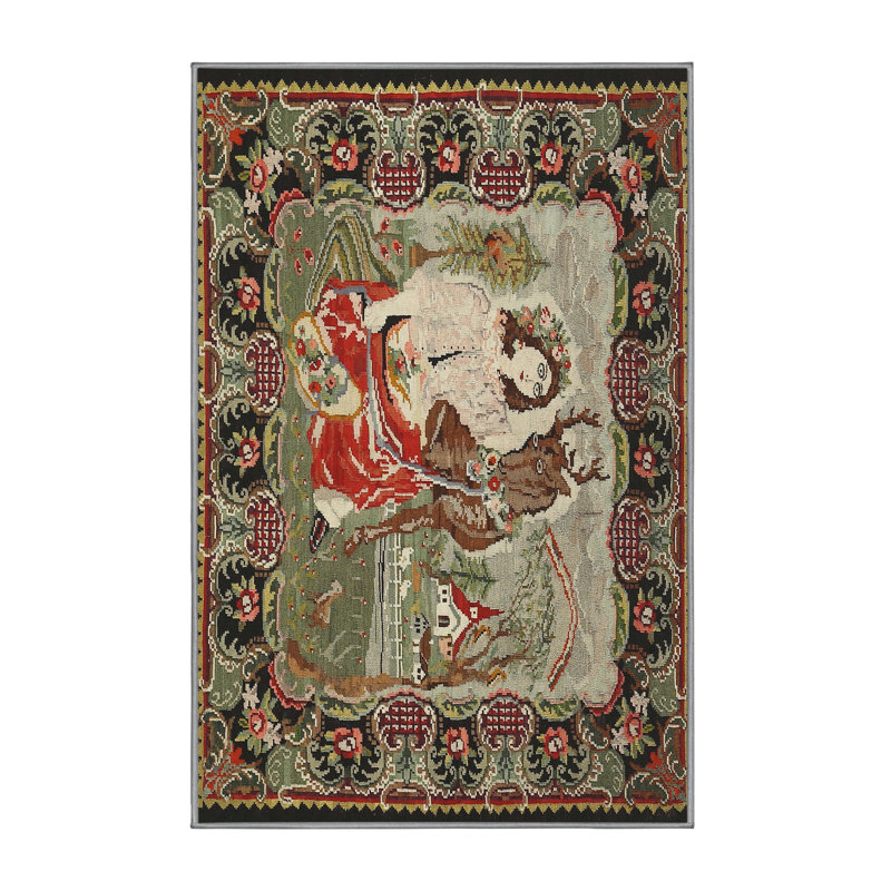 Tapis vert/rouge, Rectangle 8 pi x 12 pi