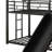 Reesa Kids Twin Over Twin Bunk Bed-521412485