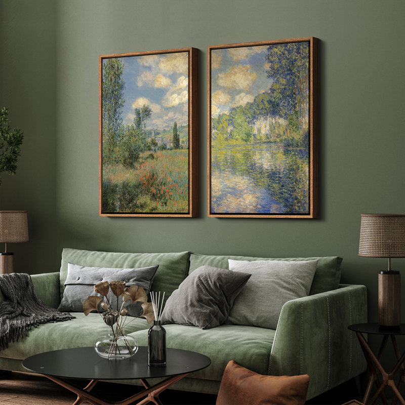 Art mural encadré rétro antique classique pour chambre à coucher, H 36 po x l 24 po, Naturel