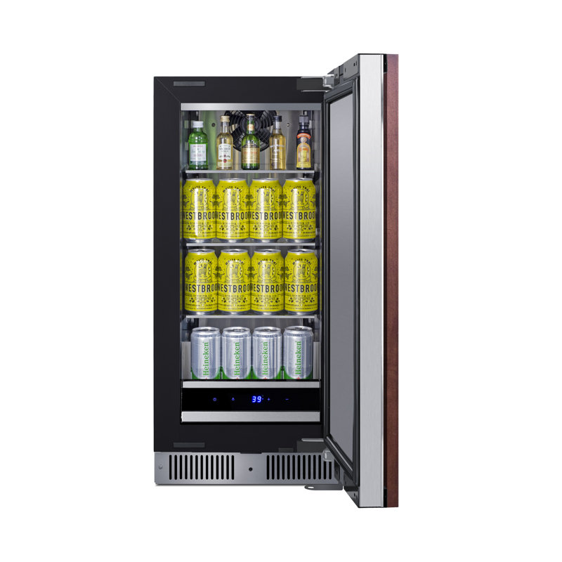 Summit Appiance 24" Wide Built-In Shallow-depth  Panel Ready All-Refrigerator, Left Handed