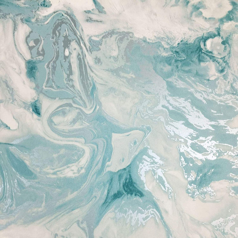 Elixir Marble Wallpaper, Teal