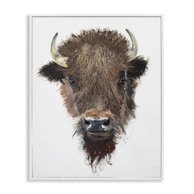 Western Bison Visage Giclee Art by Filippo Ioco