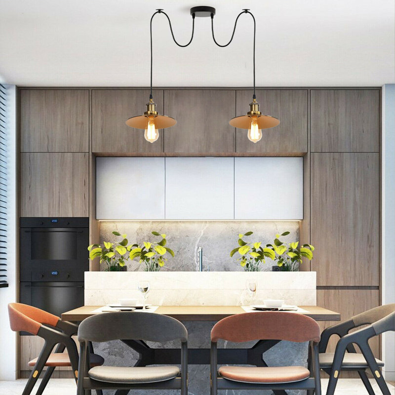 Gunn 2 - Light Black Cluster Pendant