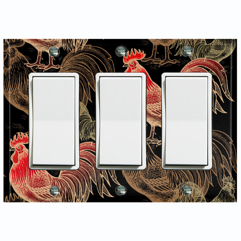3 - Gang Rocker Standard Wall Plate