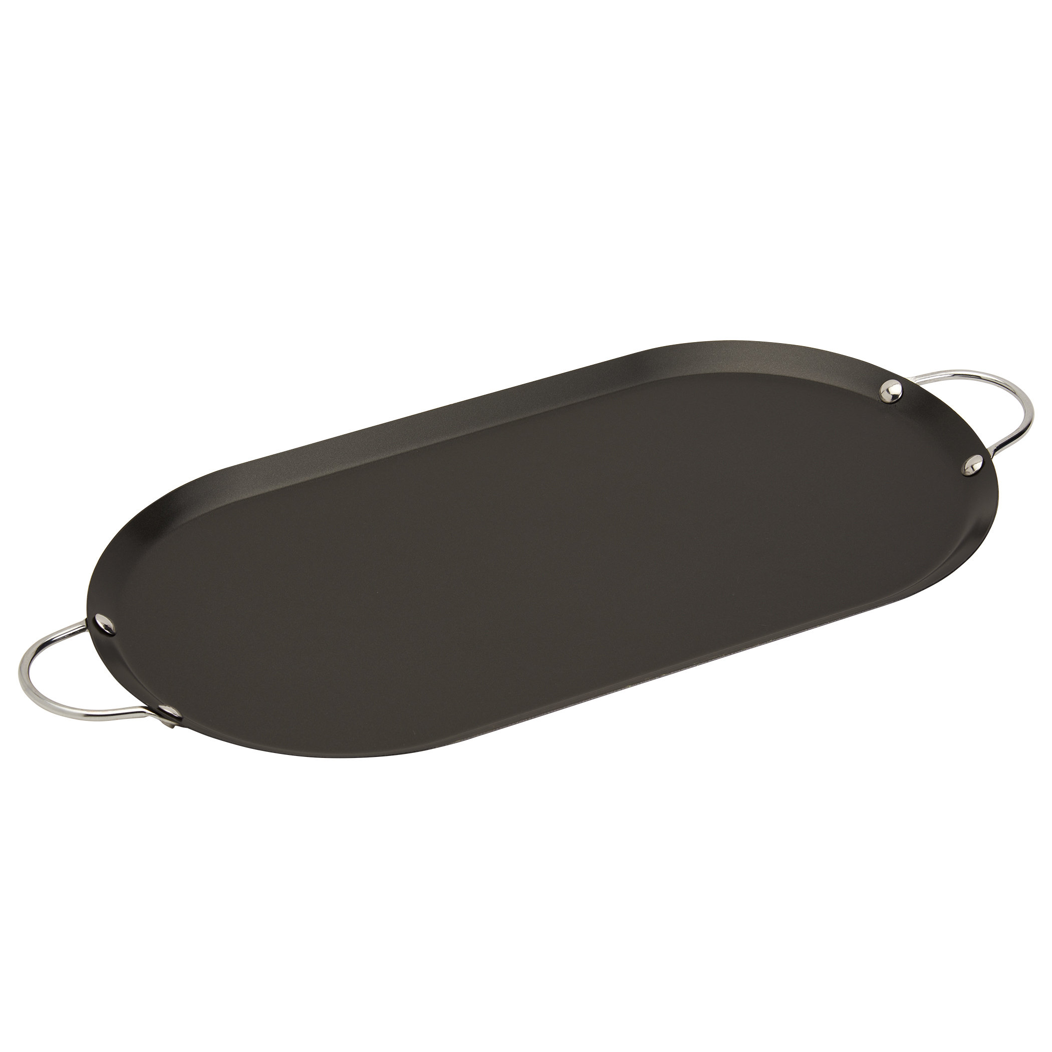 IMUSA Carbon Steel Oval Comal 17 in