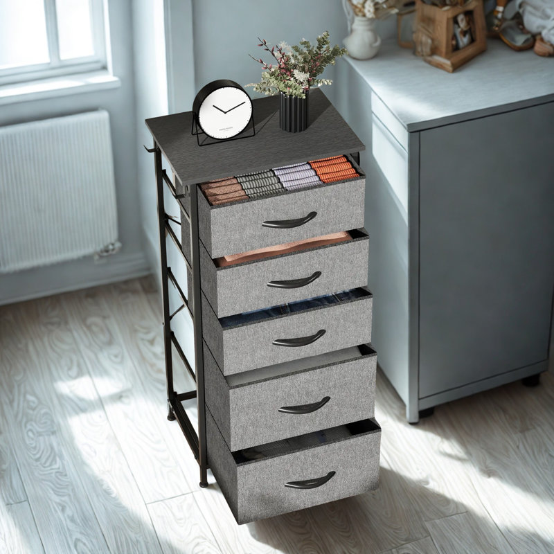 45 cm W Chest of Drawers, Brown