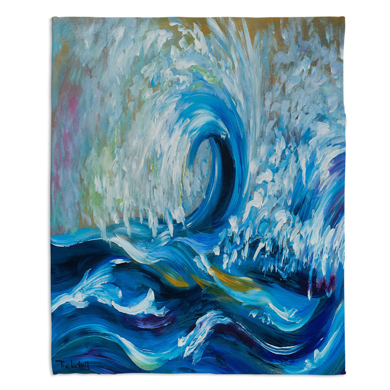 Couverture sherpa à roulettes 3 vagues, l 51 po x L 60 po