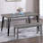Carveth 44'' Wide Herringbone Solid Wood Rustic Style Dining & Entryway Bench-56712770