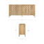 Fulton 4 Door Sideboard Natural