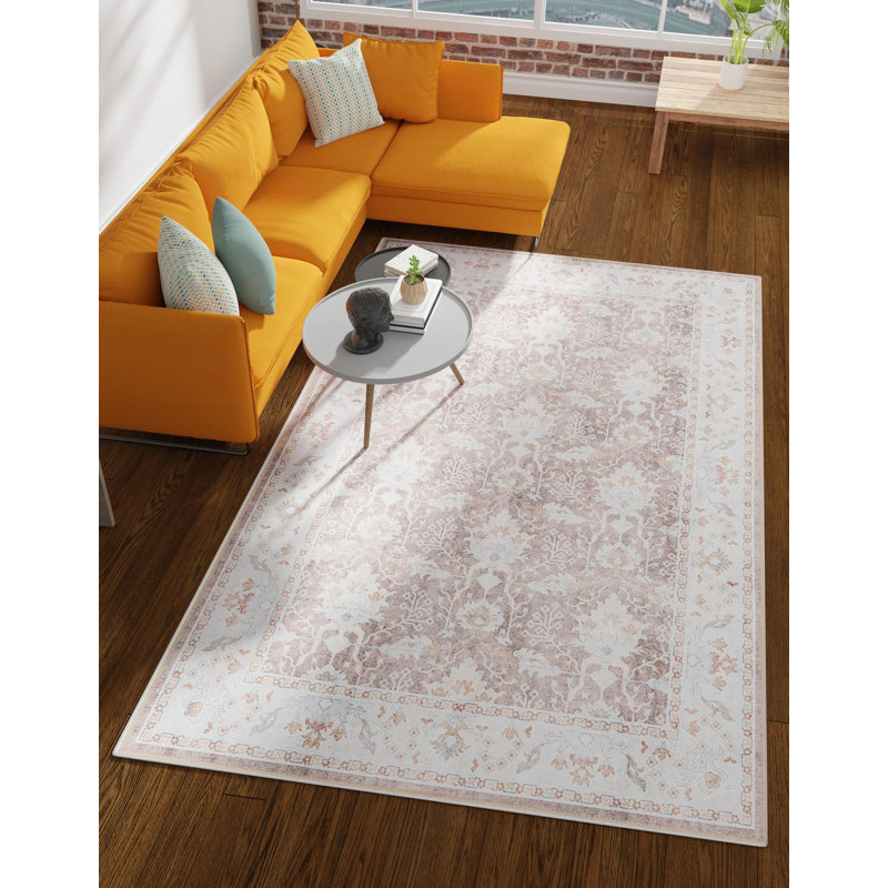 Bungalow Rose Dinah Timeless Rug, Rectangle 6 pi 1 po x 9 pi