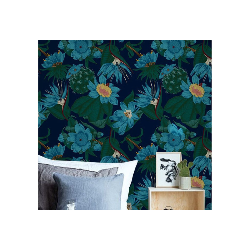 Altha Flowers Wallpaper, 360 x 250cm
