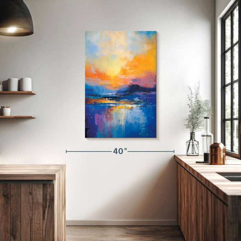 Avery River After The Rain, 39" H x 26" W
