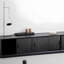Meuble télé noir minimaliste et minimaliste
