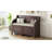 42" Wide Shoe Storage Bench with Cushion Entryway Bench Flip Top Storage Bench-1376833702