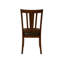 Ensemble de 2 chaises de salle à manger rembourrées en similicuir espresso