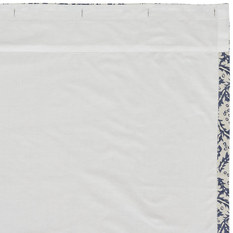 Rideau de douche simple 100% coton Besmira