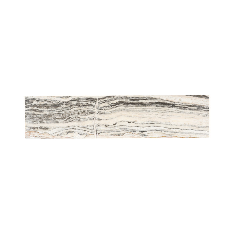 Onyx Console Table, Stainless Steel