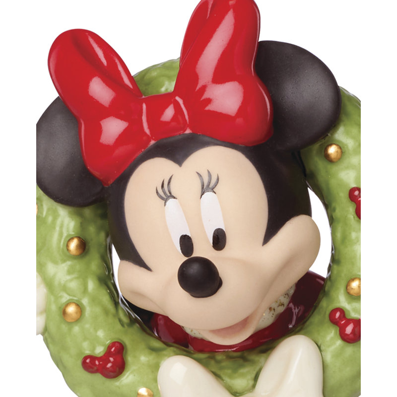 Ornement couronne de Noël 2025 Minnie Mouse