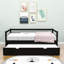 Lit de jour simple en bois avec couchette Edricka-1519562910