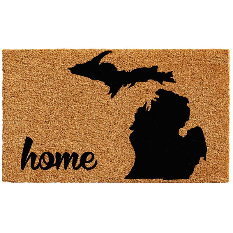 Tapis d'extérieur antidérapant Michigan, Rectangle 1,5 pi x 2,5 pi