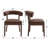 Modern Upholstered Side Dining Chairs With Curved Backrest, With Solid Wood Frame, For Dining Room/Living Room-963464383-963464376