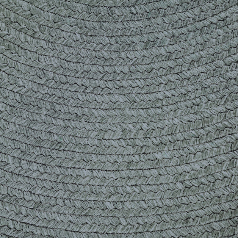 Neufeld Braided Lagoon Breeze Indoor/Outdoor Area Rug, Oval 5' x 8'