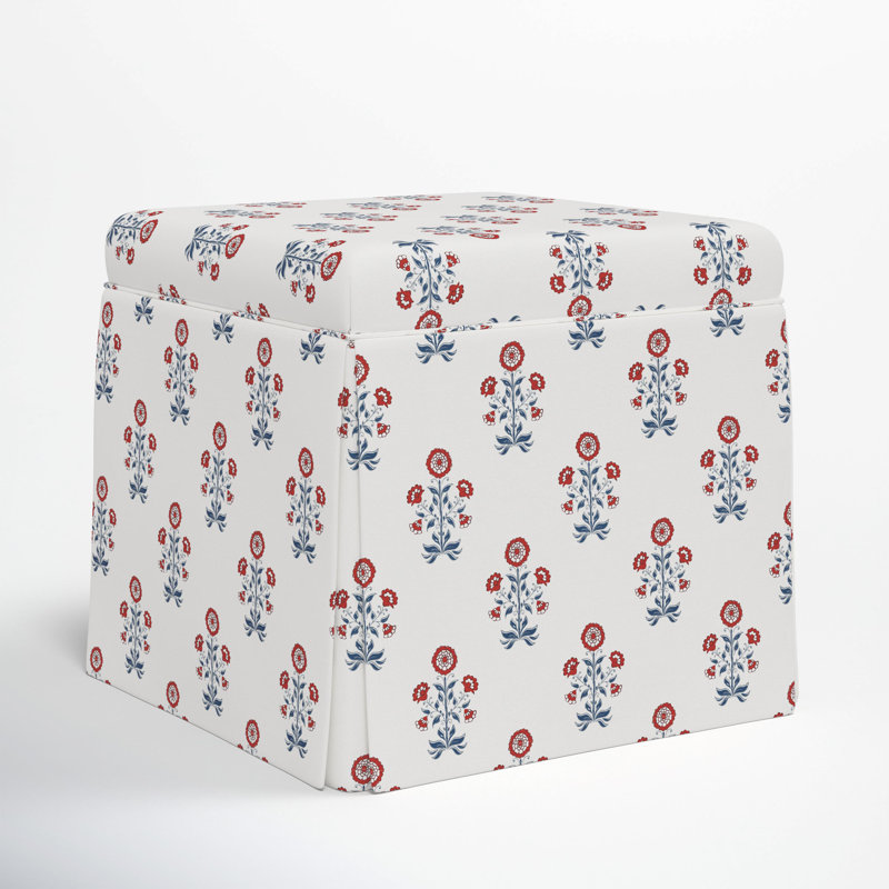 Repose-pieds Jebb, Cappy rouge à motif floral