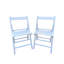 Ensemble de 2 chaises pliantes en bois