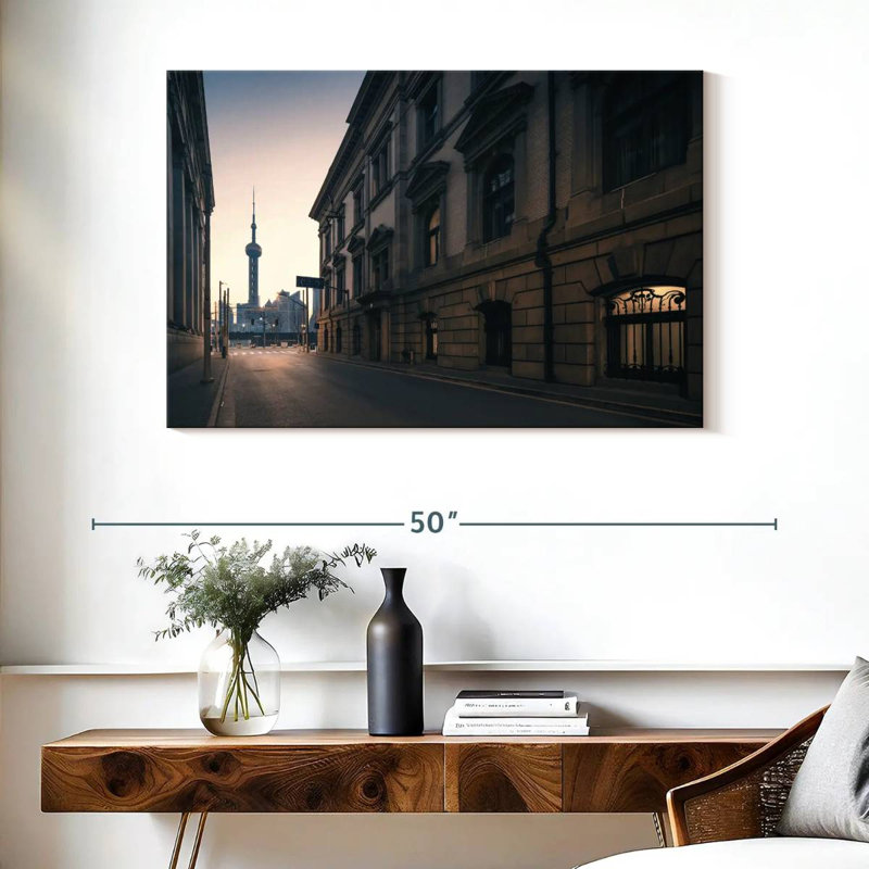 Rue de Changhaï, H 26 po x l 39 po
