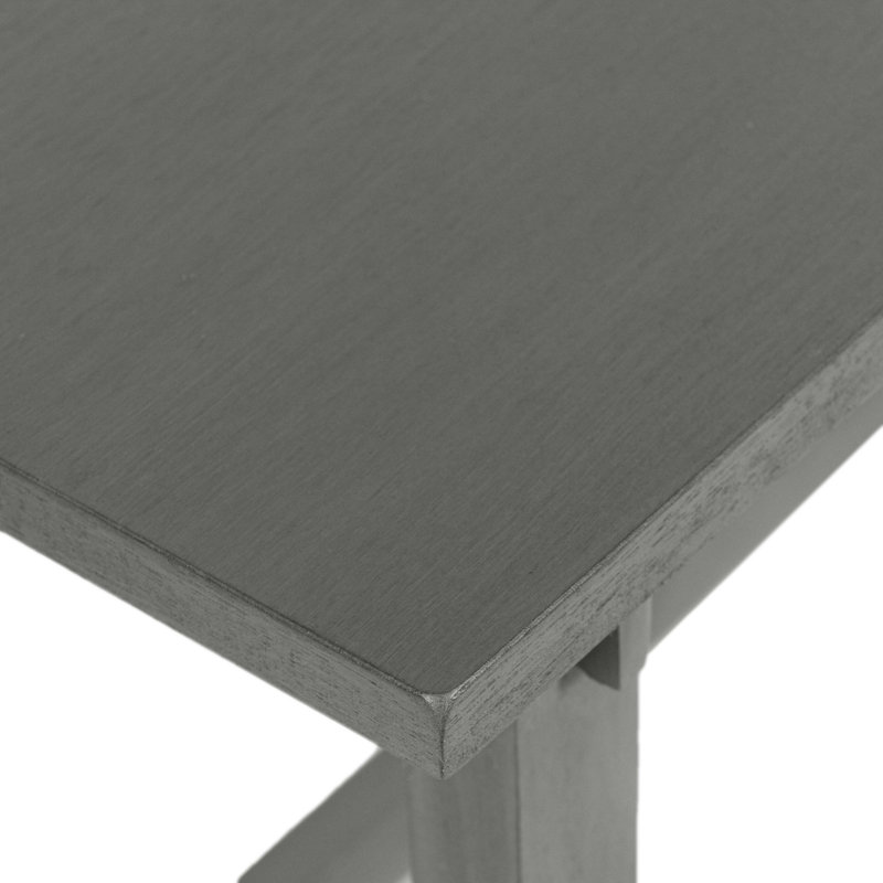 Mabel Slatted Utility Bench - Stone Gray, Stone Gray