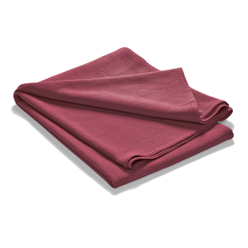 Cotton Solid Colour Bedspread, 260 x 260 cm Bedspread, Lind Green