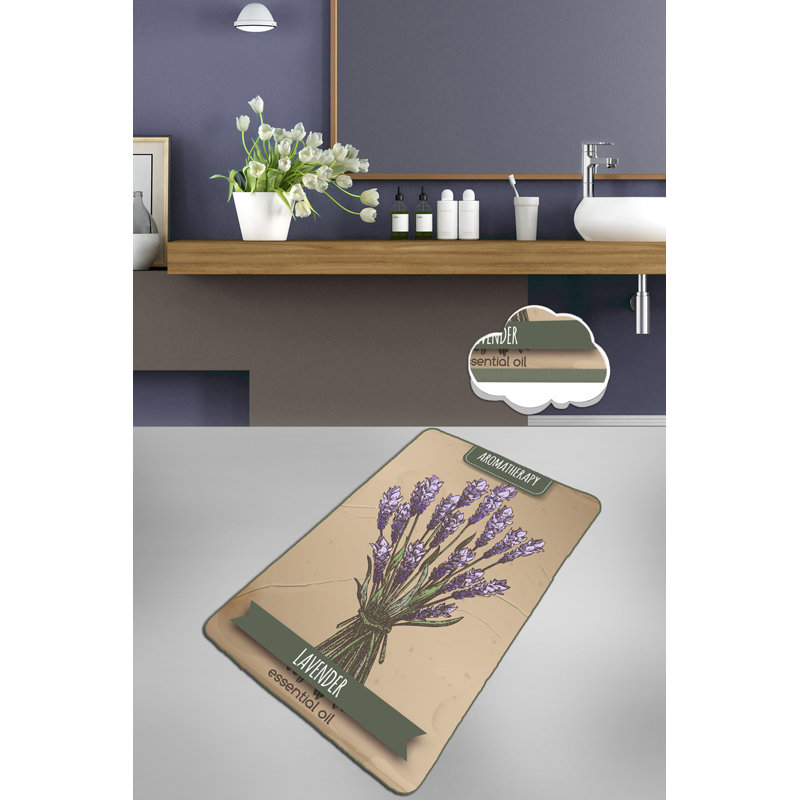 Tapis de bain antibactérien 100% polyester, 27,6 po x 47,2 po | Dessous antidérapant, 700 g / m², lavable en machine à 86 ° F | Doux et durable, idéal pour la sécurité et le confort de la salle de bain, facile d'entretien
