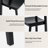 Set Of 2 Wood Dining Chairs-962332179-962332178