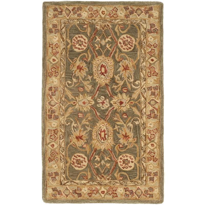 Tingley Hand Tufted Wool Oriental Rug, Rectangle 3' x 5'