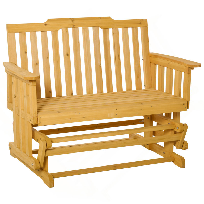 Banc oscillant et oscillant pour 2 personnes Outsunny