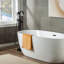 Robinet de baignoire monocommande à fixation au sol-248666143