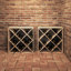 Solid Wood Open Shelving Wine Bottle Rack-705117400
