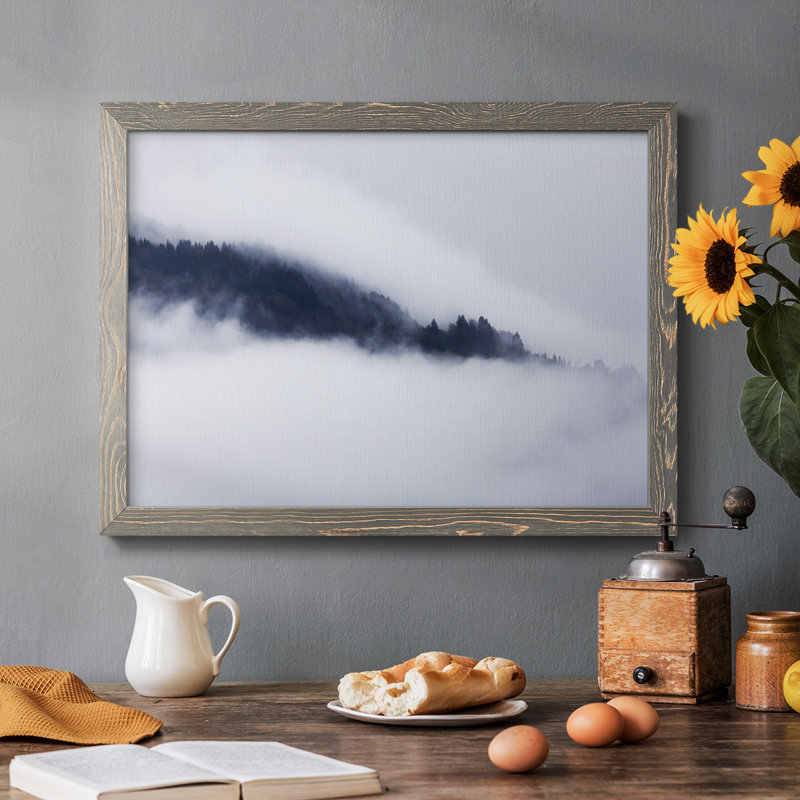 " In The Clouds ", Gray, 22" H x 32" W