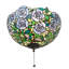Luminaire de ventilateur de jardin 16 po de large Rose